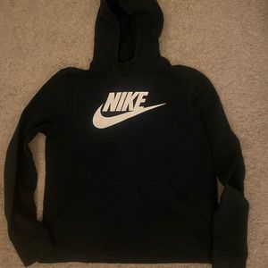 Youth XL Black and white Nike hoodie